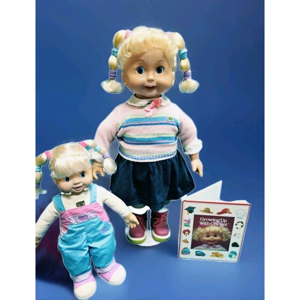 1986 PLAYMATES Doll 🎀 CRICKET Talking WORKS Eyes Mouth Move TESTED Video